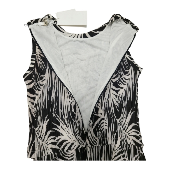 HUGO BOSS EMAGO PALM PRINT DRESS Size SMALL - Picture 8 of 16